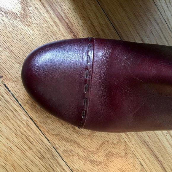 Biviel burgundy boots, like new - Picture 4 of 11